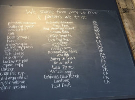 Sweetgreen menu