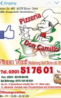 Pizzeria Don Camillo food