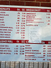 Star Donuts menu