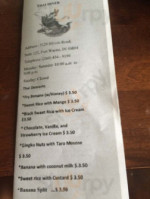 Thai Diner menu