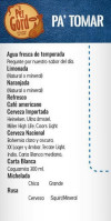 El Pez Gordo Cocina De Mar menu