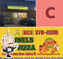 Colonels City Pizza outside