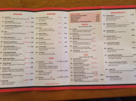 Thai Wok menu