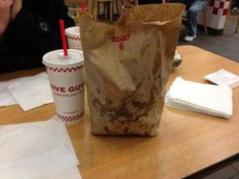 Five Guys Burgers Fries food