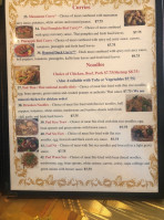 Thai Papaya menu