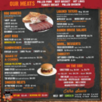 Hogwild Pit Bar-B-Q menu