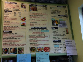 Thai Fresh menu