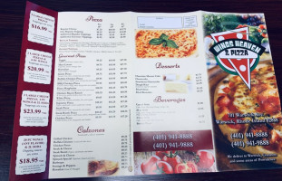 Wings Heaven Pizza menu