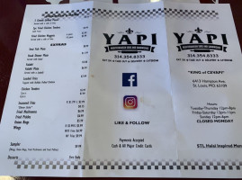 Yapi Mediterranean Subs And Sandwiches menu