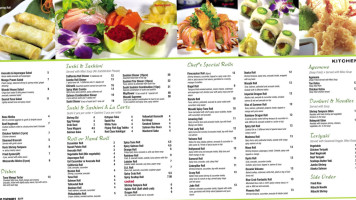 Wasabi Sushi menu