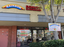 Rainbow Donuts outside