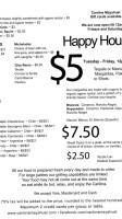 Cantina Mayahuel menu