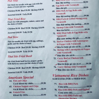 Asia Place menu