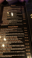 At Nine Restaurant Bar menu