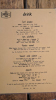 The Mussel Inn menu