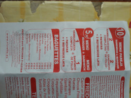 El Pollo menu