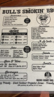 Bull's Smokin' Bbq menu