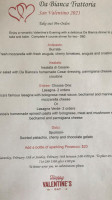 Da Bianca Trattoria menu