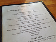 Corner House Cafe menu