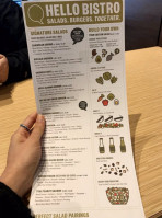 Hello Bistro menu