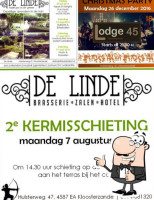 De Linde menu