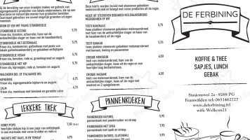 De Ferbining menu