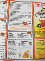 El Nuevo Carribeño menu