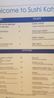 Sushi Katsuei menu