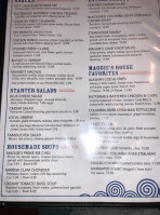 Maggie Bluffs menu