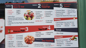 Poke Salad menu