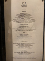 Sal's Trattoria menu