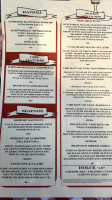 Odyssey Italian Restaurant & Wine Bar menu