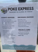 Poke Express food