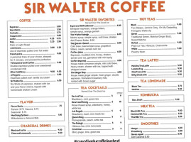 Sir Walter Coffee inside