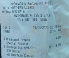 Mcdonald's food