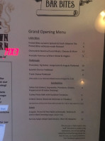 Triple Crown Tavern menu