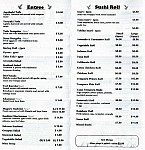 Kabuki Japanese menu