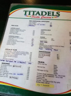 Titadels Fiesta Cuisine menu