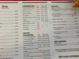 Scott Street Deli menu