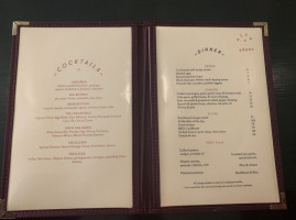 Alta Adams menu