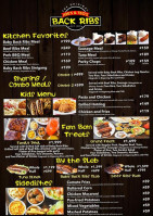 Joe's And Teo's Baby Back Rib menu