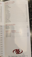 Hibachi Bistro menu