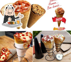 Zeus Pizza Cone food