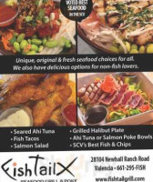 Fish Tail Seafood Grill Poke Fish Fry food