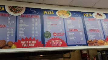 Amnon's Kosher Pizza menu