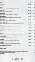 ‘’gościniec’’ menu