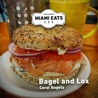 Coral Bagels food