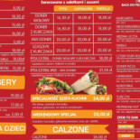 Kurdish Bojanów Kebab, Pizza, Burger Dania