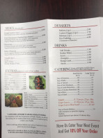 Sam’s Falafel Shawarma menu