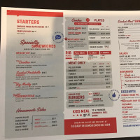 Sugarfire Smoke House menu